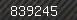 Security number